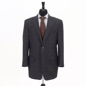 AVANT 44R Brown Check 2-Button Solid Sport Coat Blazer Jacket G093